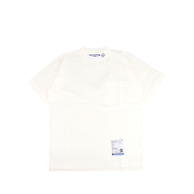 23SS 미하라 야스히로 I08TS531 WHITE 로고 패치 티셔츠